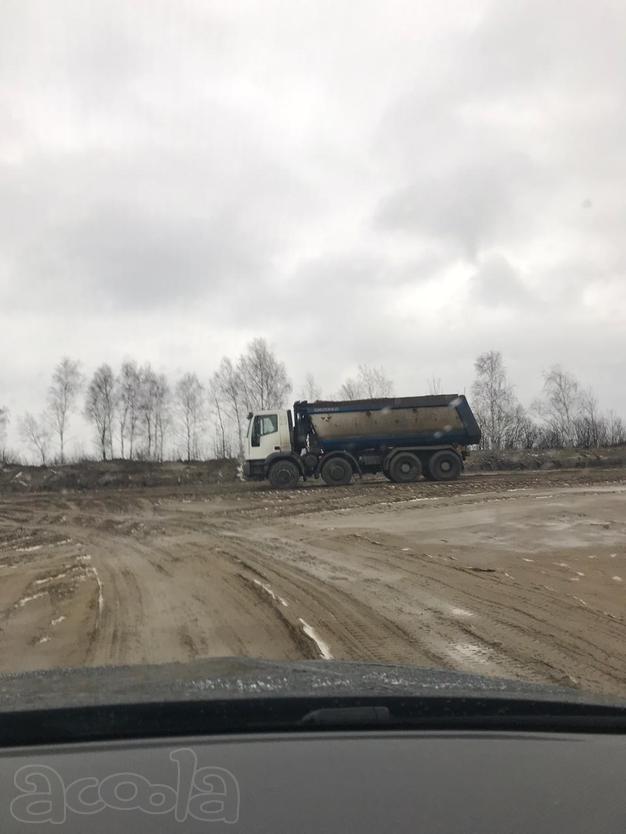 Работа для самосвалов 4 осных